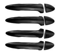 ATACDVDYEU Car Outer Door Handle Cover for L&EXUS IS250 IS300 XE20 2005-2013 Holeless Door Handle Cup Pull Decorative Upgrade Kit Protector Anti-Scratch Compatible with(Bright Black)