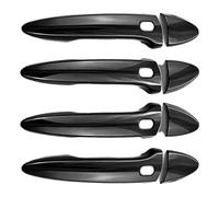 ATACDVDYEU Car Outer Door Handle Cover for L&EXUS IS250 IS300 XE20 2005-2013 Holeless Door Handle Cup Pull Decorative Upgrade Kit Protector Anti-Scratch Compatible with(4 Smart Bright Black)