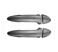 ATACDVDYEU Car Outer Door Handle Cover for L&EXUS IS250 IS300 XE20 2005-2013 Holeless Door Handle Cup Pull Decorative Upgrade Kit Protector Anti-Scratch Compatible with(2 Doors Carbon Fiber Pattern)