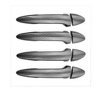 ATACDVDYEU Car Outer Door Handle Cover for L&EXUS LS XF ES 2005-2017 No-Drill Door Handle Cover Protector Accessories Anti-Scratch Compatible with(Carbon Fiber Pattern)
