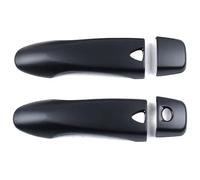 ATACDVDYEU Car Outer Door Handle Cover for Note E13 Single Hole Dual Smart Door Handle Trim Anti-Scratch Bowl Upgrade Kit Protector 2019-2023(2 Doors Matte Black)