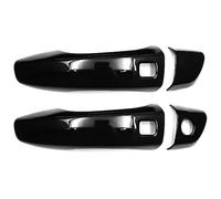 ATACDVDYEU Car Outer Door Handle Cover for P&eugeot 5008 2017-2023 Single Hole Dual Smart Door Handle Cover Decorative Anti-Scratch Protector(2 Doors Bright Black)