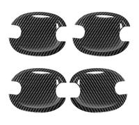 ATACDVDYEU Car Outer Door Handle Cover for Sagitar for A5 2006-2011 Single Hole Door Handle Cover Anti-Scratch Protector Accessories(Small Door Bowl Carbon Fiber)