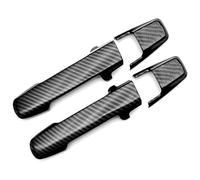ATACDVDYEU Car Outer Door Handle Cover for Suz&uki for Smile 2022-2024 Chrome Trim Door Handle Cover Decorative Anti-Scratch Protector Accessories(2 Doors Carbon Fiber Pattern)
