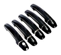 ATACDVDYEU Car Outer Door Handle Cover for Suz&uki for Vitara Door Handle Bowl Decoration Frame Single Hole Exterior Anti-Scratch Protective Film Accessories Protector(5 Doors Bright Black)