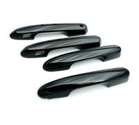 ATACDVDYEU Car Outer Door Handle Cover for T&oyota for Highlander 2020-2021 Accessories Car Exterior Door Handles Handle Cover ABS Chrome Silver Black Protection Catch Cap Stickers(Silver Smart)