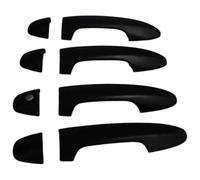 ATACDVDYEU Car Outer Door Handle Cover for T&oyota for Hilux for Revo 2016 2017 2018 2019 2020 2021 4x4 4x2 Car Exterior Door Handles Accessories ABS Black Handle Cover Styling(Black)