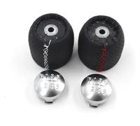 ATACDVDYEU for A&lfa for Romeo 159 for Brera for Spider 5/6 Speed Lever Red White Black Line Gear Shift Knob Stick Shifter Handball Shifter Knobs Head(Black Line 6 Speed)