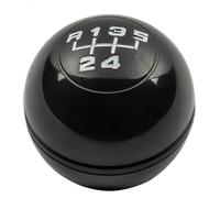 ATACDVDYEU for A&lfa for Romeo for Giulietta 2010-2015 5/6 Speed Manual Gear Shift Knob Lever Shifter Stick Handball Cover Ball Shifter Knobs Head(5 Speed Black)