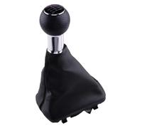 ATACDVDYEU for A3 S3 2004-2008 6 Speed Gear Shift Knob Gaiter Boot 8L0863278BJ Gear Stick Knob Shifter Knobs Head(Black)