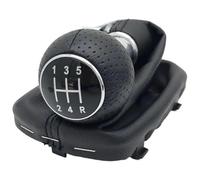 ATACDVDYEU for A3 S3 8L 1.6L 2001-2003 12mm/23mm Hand Speed Gear Shift Knob Lever Shifter Gaiter Boot Cover Case Collar Shifter Knobs Head(12mm 12345r,Corium)