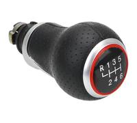ATACDVDYEU for A4 B6 B7 B8 A6 S4 8K A5 8T Q5 8R S Line Car Gear Shift Knob 12mm 5/6 Speeds Gear Stick Knob Shifter Knobs Head(Red 6 Gear)