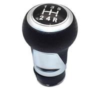 ATACDVDYEU for A4 B6 B7 B8 for A6 S4 8K for A5 8T for Q5 8R 12mm 5/6 Speed Gear Shift Knob Lever Stick Shift Knob Head Shifter Knobs Head(Silver 5 Speed-1,Black red)