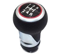 ATACDVDYEU for A4 B6 B7 B8 for A6 S4 8K for A5 8T for Q5 8R 12mm 5/6 Speed Gear Shift Knob Lever Stick Shift Knob Head Shifter Knobs Head(Red 5 Speed-2,Black White)