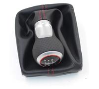 ATACDVDYEU for A4 S4 B8 8K A5 8T Q5 8R S Line 07-15 5 Gear 6 Speed Leather RED LINE Gear Shift Knob Stick Shifter Handball Shifter Knobs Head(Red Ring R12345)