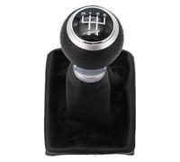 ATACDVDYEU for A6 C6 2004-2012 5/6 Speed Car Gear Shift Stick Knob with PU Leather Shifter Knobs Head(5 Speed Knob Boot1)