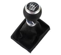 ATACDVDYEU for A6 C6 2004-2012 5/6 Speed Car Gear Shift Stick Knob with PU Leather Shifter Knobs Head(6 Speed Knob Boot1)