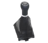 ATACDVDYEU for A6 C6 2004-2012 A4 S4 B8 8K A5 8T 8F Q5 8R 2007-2015 5/6 Speed Car Shift Gear Knob with Real Leather Knob Shifter Knobs Head(6 Speed 1)