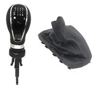 ATACDVDYEU for ASTR J for GTC Manual Gear Shift Knob Leather Gaiter Boot Cover Lever Shifter Stick Shifter Handball Shifter Knobs Head(6 Speed Set)