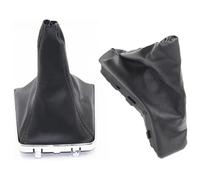 ATACDVDYEU for Astra H HandBrake Gaiter Lever Shifter Dust Jacket Hand Brake Gaiter Cover Boot Gear Stick Knob Shifter Knobs Head(Black line Set)