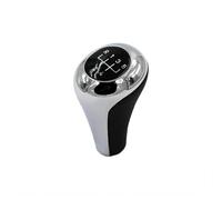 ATACDVDYEU for B&MW E60 E90 E46 E36 All Series 5speed 6speed Lever Chrome Finishing Genuine Leather Shifter Knob Stick Handball Shifter Knobs Head(5speed)