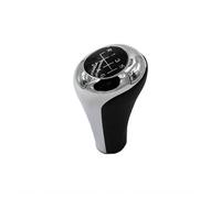 ATACDVDYEU for B&MW E60 E90 E46 E36 All Series 5speed 6speed Lever Chrome Finishing Genuine Leather Shifter Knob Stick Handball Shifter Knobs Head(6speed)