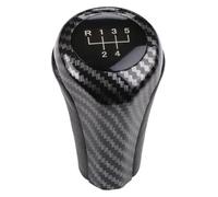ATACDVDYEU for B&MW E91 E92 for X1 for X3 for X5 E46 E60 E90 5/6 Speed Shift Knob Lever Change Interior Shifter Knobs Head(5 Speed Carbon Fiber)