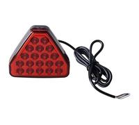 ATACDVDYEU For BBA Car Tail Third Brake Signal Light Rear Bumper Pilot Stop Lamp Triangle Sporty F1 Style High mount brake light(Red)