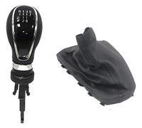 ATACDVDYEU for Buick for Astr for Excelle GT/XT Manual Gear Shift Knob Leather Gaiter Boot Cover Lever Shifter Shifter Knobs Head(5 Speed Set)