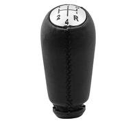ATACDVDYEU for Clio 2 II for M&EGANE 2 II for Kangoo 2001-2009 5 Speed Shift Knob Lever Shifter Boot Cover Case Gear Shift Knob Head Shifter Knobs Head(Chrome Cap Black)