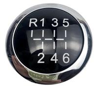 ATACDVDYEU for Corsa D 2006-2014 Car Styling 5/6 Speed Car Gear Shift Knob Lever Stick Gaitor Stick Shifter Handball Shifter Knobs Head(R123456 Cap)