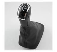ATACDVDYEU for Fabia 1 for MKI 2000-2008 Car-Styling 5 Speed Car Gear Stick Shift Knob Leather Boot Shifter Knobs Head(5 Speed Knob)