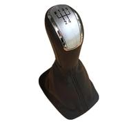 ATACDVDYEU for Fabia MK1 2000-2008 5 Speed Gear Shift Knob Gaiter Boot Case Collar Lever Shifter Pen Gear Shift Knob Head Shifter Knobs Head(Silver)