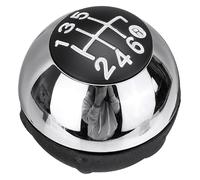 ATACDVDYEU for Fiat 500 2012-2018 5/6 Speed Car Gear Shift Knob Lever Shifter Gear Knob Hand Ball Car Styling Shifter Knobs Head(6 Speed B)
