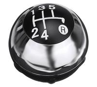 ATACDVDYEU for Fiat 500 2012 55344048 Chrome Plated MT Manual 5-Speed Car Gear Lever Head Shifter Knobs Head