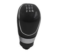 ATACDVDYEU for Fiesta 2013-2014 Gearbox Handle 5/6 Speed Gear Shift Knob Boot Cover Gaiter Lever Shifter Handle Shifter Knobs Head(5 Speed Black)