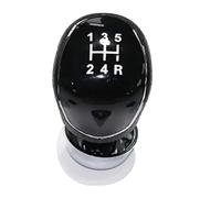 ATACDVDYEU for Fiesta 2013 2014 Manual Car Shift Gear Knob Lever Gaitor Boot Cover Gear Stick Knob Shifter Knobs Head(5 Speed Black)