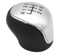 ATACDVDYEU for Focus Mk2 Mk3 for Galaxy for Mondeo Mk4 IV 5 6 Speed MT Gear Shift Knob Gear Shift Knob Gear Stick Cap Shifter Knobs Head(6 Speed Silver)