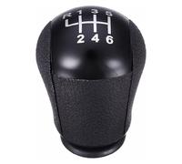 ATACDVDYEU for Ford for Focus for Mondeo MK3 for S-MAX for Mustang for Galaxy for Fiesta MK6 for Transit 5/6 Speed Stick Shift Knob Ball Shifter Knobs Head(White)