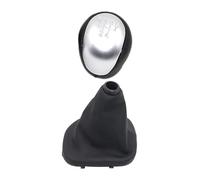 ATACDVDYEU for Kia for Forte for Koup 5/6 Speed Gear Stick Shift Knob Handle Fabric Gear Shift Knob Gear Stick Knob Ball Shifter Knobs Head(5 Speed Silver Pair)