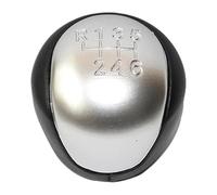 ATACDVDYEU for Kia for Forte for Koup 5/6 Speed Gear Stick Shift Knob Handle Fabric Gear Shift Knob Gear Stick Knob Ball Shifter Knobs Head(6 Speed Silver knob)