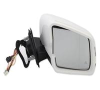 ATACDVDYEU For M&ercedes For B&enz X164 W164 Gl320 Ml320 Ml63 Ml350 Side Door Mirror Turn Signal Glass Lights 1648105193 Automatic folding(White,R)
