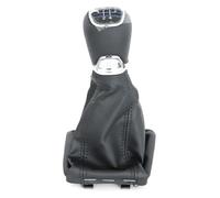 ATACDVDYEU for Octavia for A7 MK3 2014-2019 Leather Lever Gaitor Boot Cover Gear Shift Knob Head Car Gear Shift Knob Shifter Knobs Head(5speed)