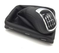 ATACDVDYEU for Octavia II 09-12 for Superb II 08-12 for Yeti 09-12 Car Styling Gear Shift Knob Gaiter Boot Cover Case Shifter Knobs Head(6 Speed)