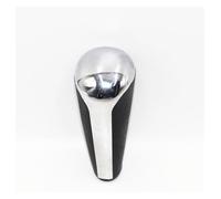 ATACDVDYEU for P&eugeot 206 207 307 408 Carbon Fiber & ABS Automatic Transmission Gear Shift Knob Shifter Lever Stick Handball Shifter Knobs Head(Chrome)