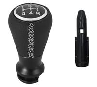 ATACDVDYEU for P&eugeot 207 307 406 for C3 for C4 for C5 Shift Knob Collar Lever Gaiter Boot Cover Case Gearbox Stick Pen Shifter Knobs Head(White B)