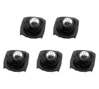 ATACDVDYEU for P&eugeot 307 207 406 for C3 for C5 for XSARA 1-10pcs 5 Speed Gear Shift Knob Stick Gaiter Boot Gear Stick Knob Shifter Knobs Head(5 Pcs)