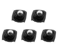 ATACDVDYEU for P&eugeot 307 207 406 for C3 for C5 for XSARA 5 Speed Black Gear Shift Knob Lever Stick Gaiter Boot Shifter Knobs Head(5 Pcs,2PC)