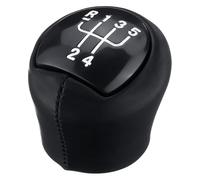 ATACDVDYEU for R&ENAULT for Espace for Kangoo for Express for Laguna for M&EGANE for Clio 1990-2008 Leather 5 Speed Gear Shift Knob Shifter Knobs Head(White)