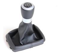 ATACDVDYEU for Seat for Alhambra 2000-2010 5 6 Speed Gear Stick Shift Knob PU Leather Boot Car Gear Shift Knob Gear Stick Cap Shifter Knobs Head(6 Speed)